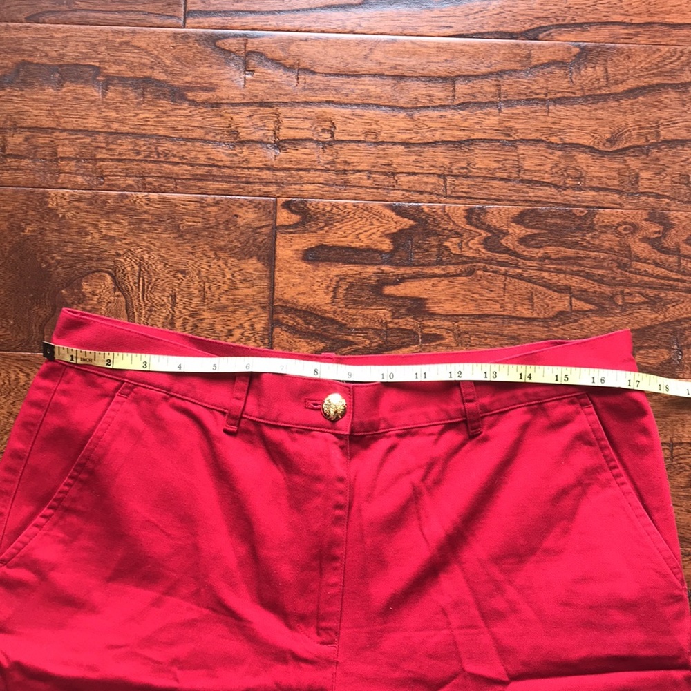 Lauren Ralph Lauren Vintage High Waist Shorts Red Women’s 12 - Picture 8 of 11